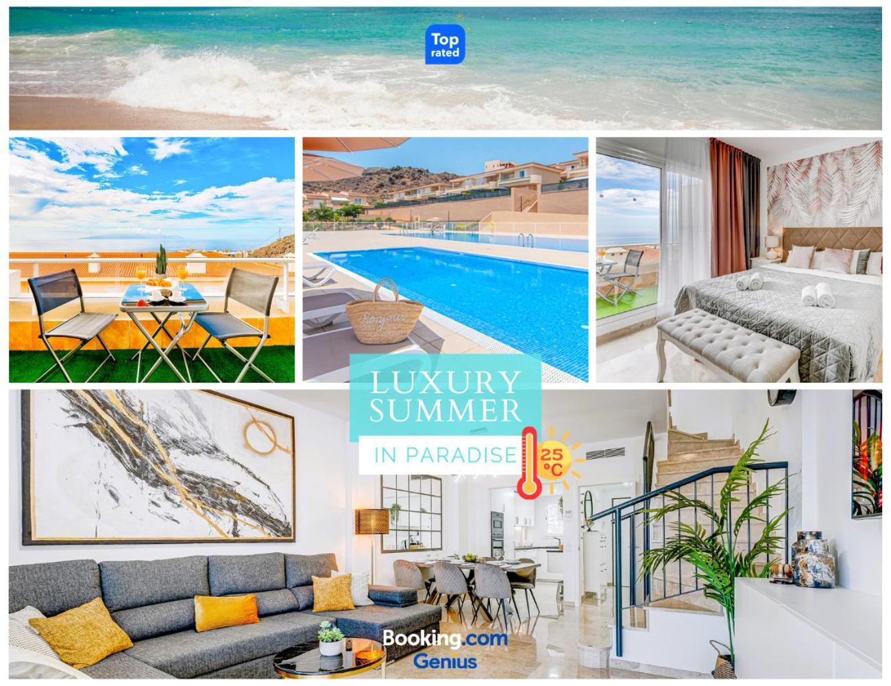 Luxury Holiday House Tenerife Puerto de Santiago  Bagian luar foto